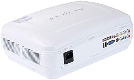 JIN Projektör U58 3200LM 1080 P Ev Sineması 1280768 Uzaktan Kumanda ile LED Projektör, destek HDMI + USB + TV + YPbPr + AV