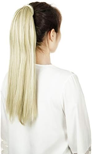 Kadınlar için At Kuyruğu Uzatma Sentetik Saç Uzatma Uzun Postiş Etrafında Sarın
