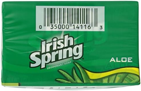 İrlandalı Bahar Deodorantı Banyo Barı Aloe, 3.75 Ons, 3 Sayım
