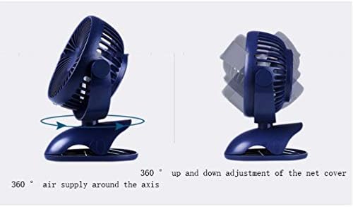 Masaüstü Taşınabilir Fan USB Şarj Edilebilir Mini Taşınabilir Klip Yüksek Rüzgar Ev Masaüstü Ultra Sessiz Masa 360 ° Dönebilen