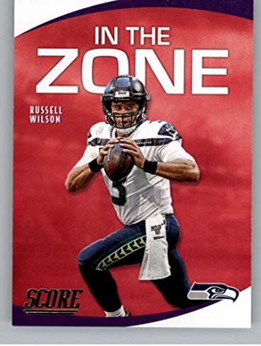 2020 Bölgede Futbol Skoru 3 Russell Wilson Seattle Seahawks Panini America tarafından Yapılan Resmi NFL Ticaret Kartı