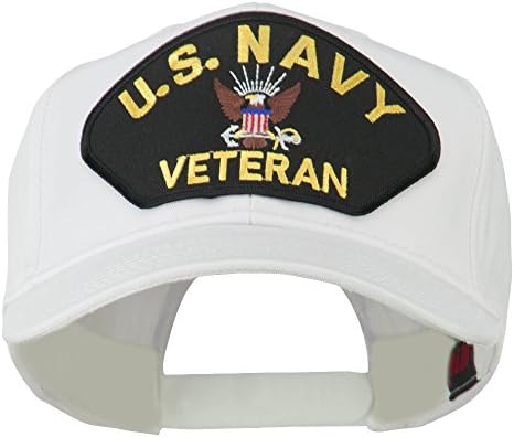 e4Hats.com ABD Donanması Kıdemli Askeri Yamalı Yüksek Profilli Kapak