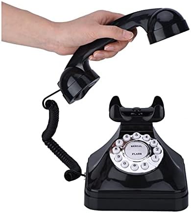 NSHDR Retro Tarzı Vintage Antika Telefon Sabit Hat Numaraları Depolama Arama Retro Telefon Sabit Hat