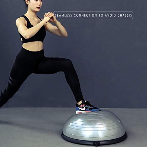 SH-PH Yoga Denge Topu,Yarım Top Denge Eğitmen ile 2 Elastik Dizeleri için Çekirdek Eğitim Ev Fitness Gücü Egzersiz Egzersiz