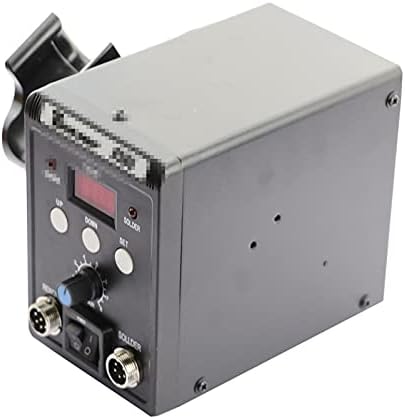 Havya Kiti-Lehimleme İstasyonu 8586 760 W 2 in 1 dijital ekran SMD Rework Sıcak Hava Aracı Lehim Demir 220 V ESD Kaynak Sökme