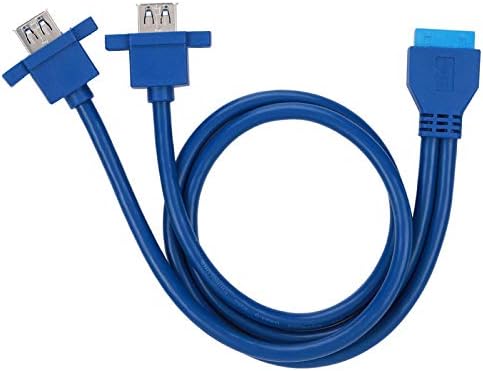 KUİDAMOS USB3. 0 Kablosu, PC Laptop için Ön Anakart Paneli için Aşırı Kalıplanmış USB Montaj Kablosu (0.5 M)