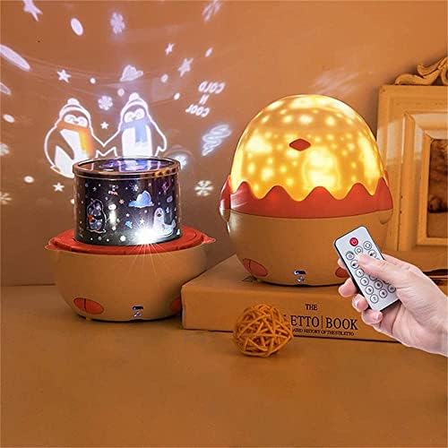 Çocuklar için ROGBLİN Yıldız Projektör Gece Lambası, Uzaktan Kumandalı ve Zamanlayıcılı Yıldız Gece Lambası, 360 Derece Dönen