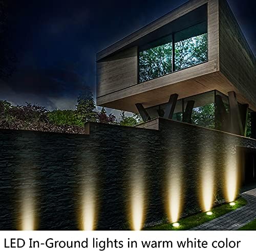 GOCuces LED Peyzaj ışık 3 W, AC100-277V yolu ışıklar Sıcak Beyaz 3000 K, su geçirmez Dış Duvar Ağacı Spot, 4 paketi