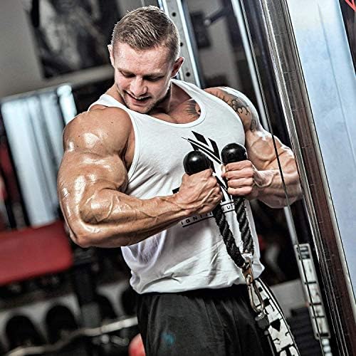 RDX Tricep Halat Spor Egzersiz Makinesi Ekleri, 24-35 İnç Uzunluk, Biceps Kasnağı, Sırt Omuzları, Abs, Fitness Egzersizi için