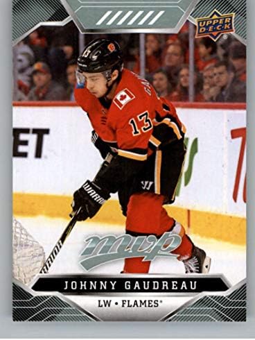 2019-20 Üst Güverte MVP 207 Johnny Gaudreau Calgary Flames SP Kısa Baskı NHL Hokeyi Ticaret Kartı