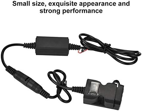 Aramox Çift USB Şarj, 9-24 V Motosiklet Elektrikli Araç Çift USB Şarj Cep Telefonu Şarj 1.5 A / 2A