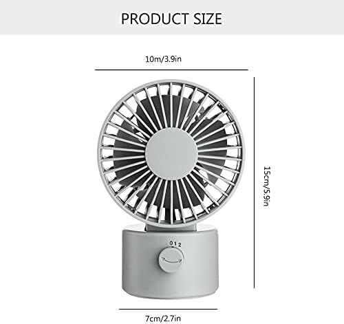 Mini Fan USB Masaüstü Elektrikli Fan Küçük Akıllı, Güçlü Düşük Gürültü Taşınabilir Masaüstü Fan, Güçlü Rüzgar Soğutma Etkisi,