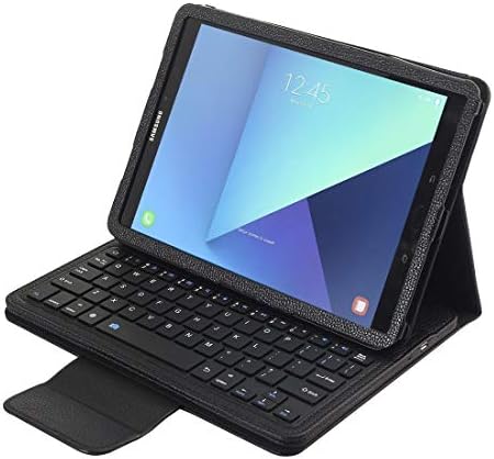 YİNZHİ Tablet PC Aksesuarları için Galaxy Tab S3 9.7 / T820 2 in 1 Ayrılabilir Bluetooth Klavye Litchi Doku Deri Kılıf ile