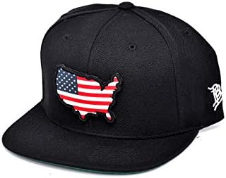 Markalı Faturalar 'Patriot Rogue' PVC Yama Klasik Snapback Şapka-Tek Beden Herkese Uyar