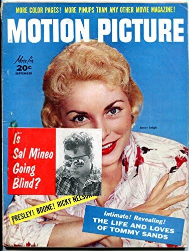 Sinema Dergisi Eylül 1957 - Sal Mineo-Janet Leigh
