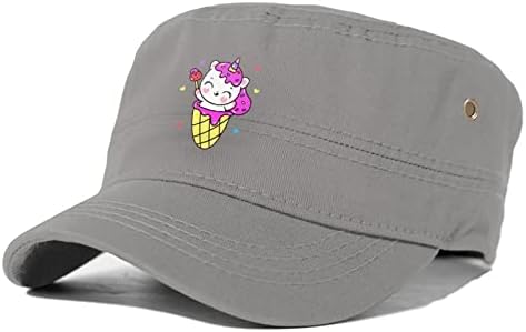 Dondurma Şapkaları Erkek / Kadın Düz Şapkalar, Ayarlanabilir Golf Kamyon Şoförü Beyzbol Şapkası