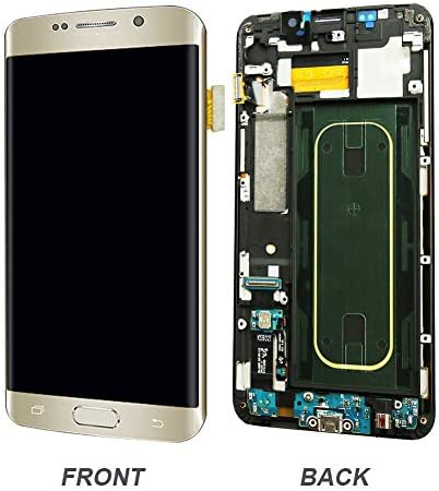 Ekran Dokunmatik Ekran (AMOLED) Digitizer Meclisi ıçin Çerçeve ilesamsung Galaxy S6 Kenar Artı (5.7 inç) G928P (Sprint) (Telefon