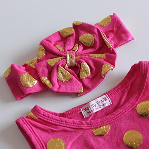 Bebek Kız Giysileri Çiçek Altın Nokta Kolsuz Uzun Kollu Romper Kıyafet Bodysuit Giyim Setleri ile Kafa Bandı bacak ısıtıcıları