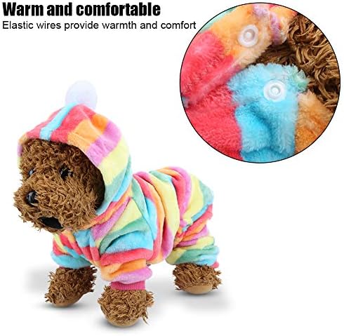 Pet Köpek Kedi Sıcak Pijama Giysileri Sonbahar Kış Pet Hoodies Doggy Moda Tulum Giyim Küçük Köpekler ıçin