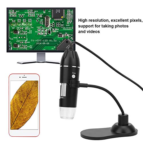 Nitrip LED 50X-1000X USB Dijital Mikroskop Elektronik Mikroskop Braketi ile