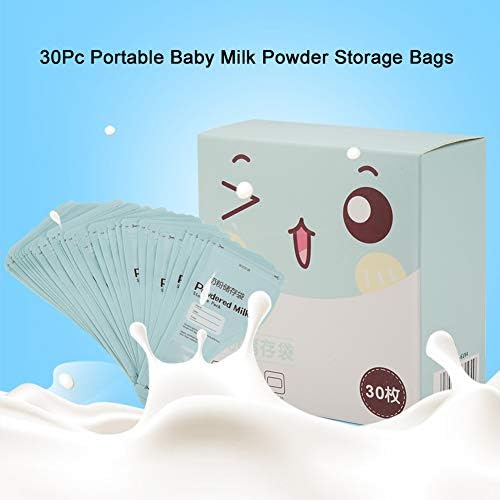 Yosoo 30 Pcs Süt Tozu saklama torbaları, Taşınabilir Bebek Çocuk Besleme Süt Tozu saklama paketi Tek Kullanımlık Milkpowder