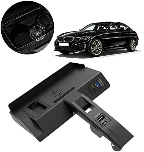 Cep Telefonu Kablosuz Şarj 18 W Fit BMW 4 Serisi Coupe G22 2020-2021 Hızlı Şarj için Uyumlu Tüm Qi Sertifikalı Telefon Kablosuz