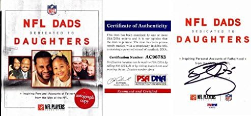 Donovan McNabb ve DeMaurice Smith İmzalı-Kızlarına Adanmış İmzalı NFL Babalar PSA/DNA Orijinalliği ile Ciltli Kitap-NFL İmzalı