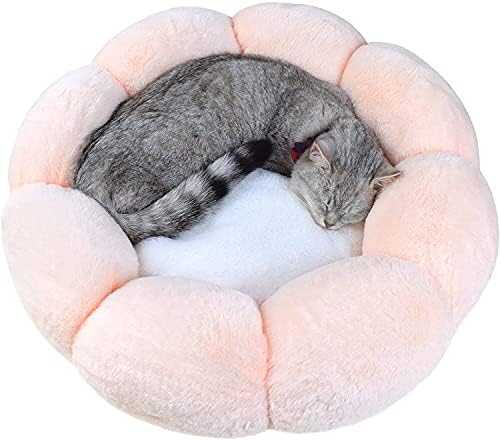 Affenlaskan Kedi Yatağı, köpek yatağı Yumuşak Peluş 16 inç 22 inç Kendinden ısınma Makinede Yıkanabilir Küçük Kedi Yatağı Kediler,