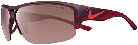 Nike Golf X2 E Güneş Gözlüğü, Mat Spor Salonu Kırmızı Kaplumbağa / Takım Kırmızı Çerçeve, Hız Tonu Lensi