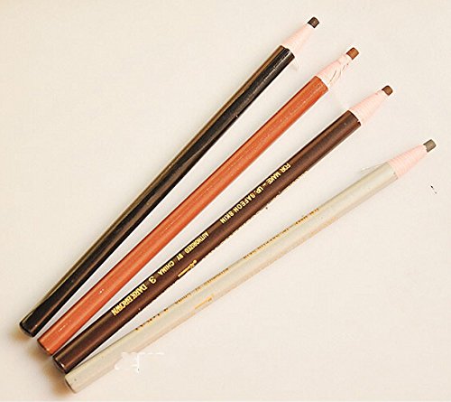WellieSTR Buddy Kiti: 1 Kaş Şekillendirici Kılavuzu Şablon Ve 4 Renk Peel-Off Su Geçirmez Kaş Kalemi Kozmetik Kalem Makyaj