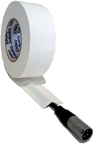 GAFFER'IN SEÇİMİNE göre 2 inç x 60 Yarda Beyaz Gaffer Bant-Yapıştırıcı Koli Bandından Daha Güvenlidir-Su Geçirmez ve Yansıtıcı