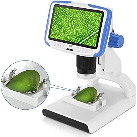 PFDTS 200X Dijital Mikroskop 5 HD Ekran Video Mikroskop Elektron Mikroskobu Mevcut Bilimsel Biyoloji Aracı