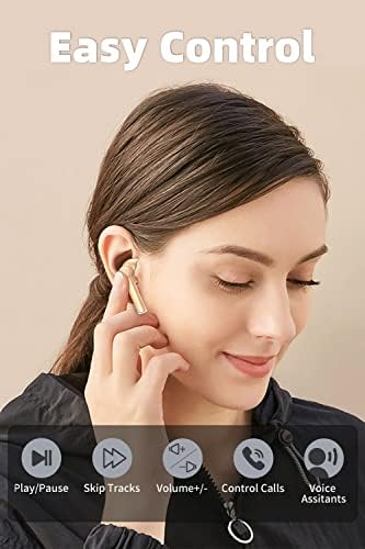 Kablosuz Kulaklıklar,ENC Gürültü Iptal Derin Bas Kulak Stereo Kulaklık, IPX6 Su Geçirmez Bluetooth 5.1 mikrofonlu kulaklıklar,