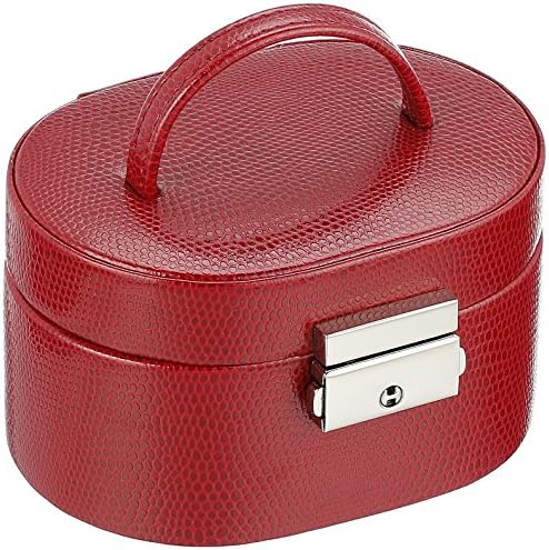 WOLF Heritage Mini Oval Kutu (Model: 281404) , Kırmızı