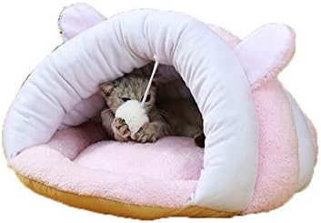 Samzary Kedi Mağara Katlanabilir Yumuşak Sıcak Köpek Kedi Evi Bez Sıcak Pet Yuva Küçük Orta Köpek Kedi için Güzel Pet Uyku