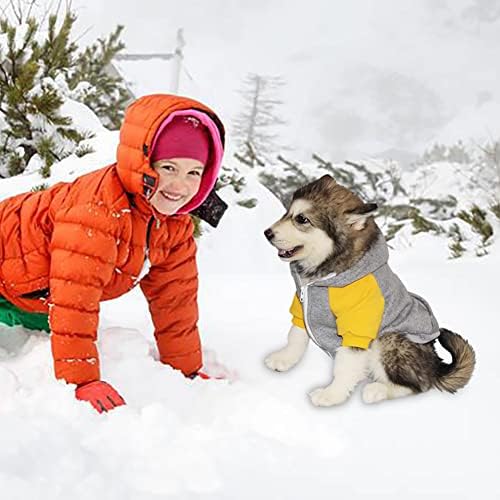 Şapka ile köpek Hoodie Mont, Polar Astar Köpek Giysileri, sıcak Köpek Kapüşonlu Sweatshirt Küçük Orta Büyük Köpekler için Pet