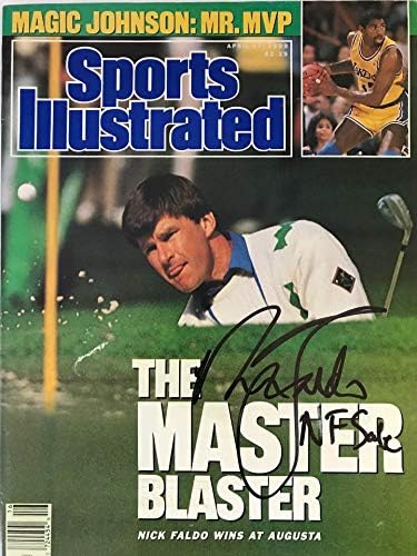 Nick Faldo Sports Illustrated İmzalı 17 Nisan 1989-İmzalı Golf Dergileri