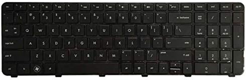 LXDDP Laptop Yedek ABD Düzeni Klavye için HP Pavilion dv7-6000 dv7-6b00 dv7t-6000 Siyah Çerçeve